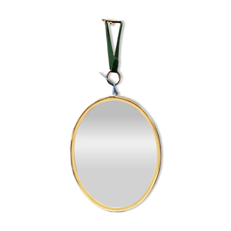 Vintage Oval Medallion Mirror - 1960