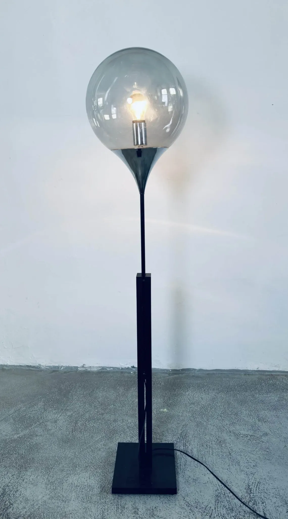 Bulb Floor Lamp By Doria Leuchten, Germany, 1970S