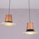 1950s set of 2 hanging lamps wicker/black metal/glass