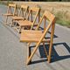 Set of 4 folding chairs by Aldo Jacober