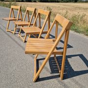 4 chaises pliantes par Aldo Jacober