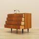 Ash chest of drawers 1970s with distinctive handles, Denmark