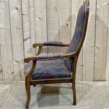 Voltaire armchair from the 1930s in walnut