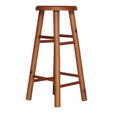 Tabouret vintage, tabouret bois , tabouret d'appoint, tabouret de bar