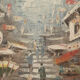 Huile sur bois orientaliste