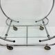 Art deco bar cart trolley chrome tubular, 1930s