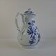 Vintage Dubí Czech Porcelain Blue Onion Cibulák Teapot, c. 1970