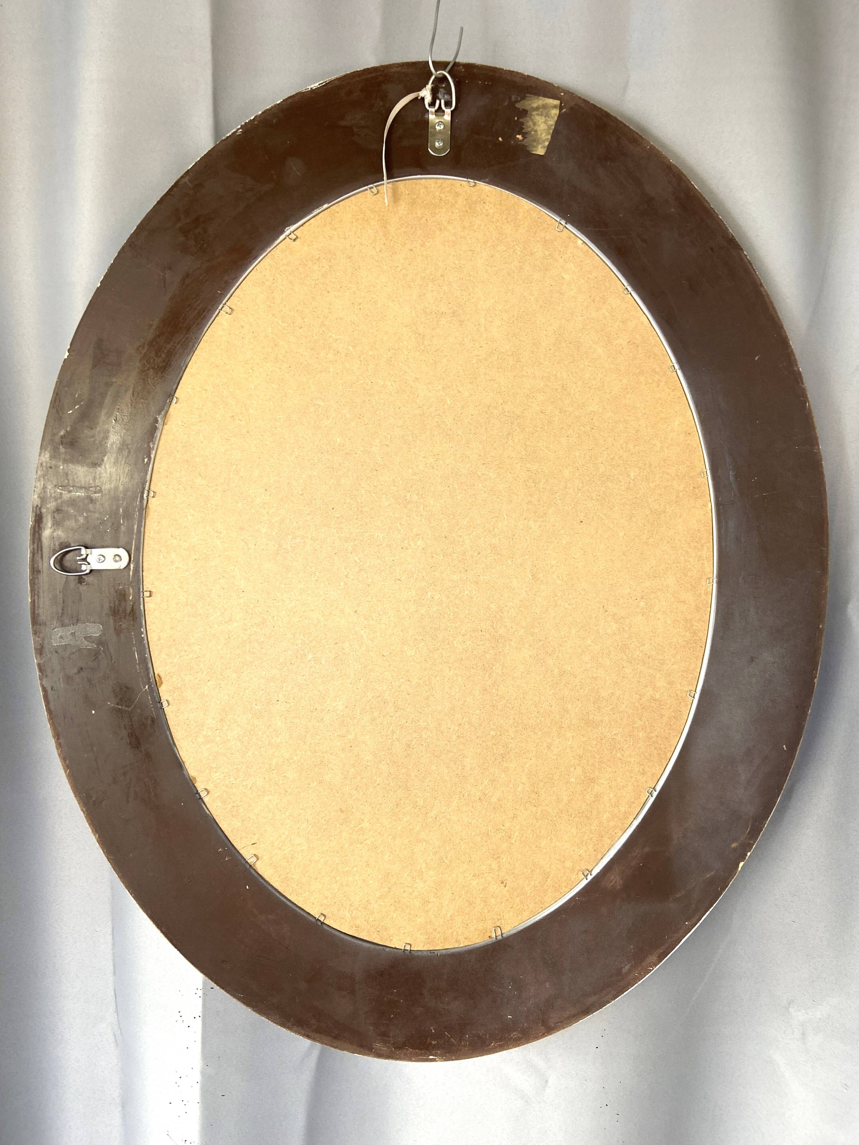 Large White Stucco Wooden Mirror Shabby Chic Baroque Decorative Art