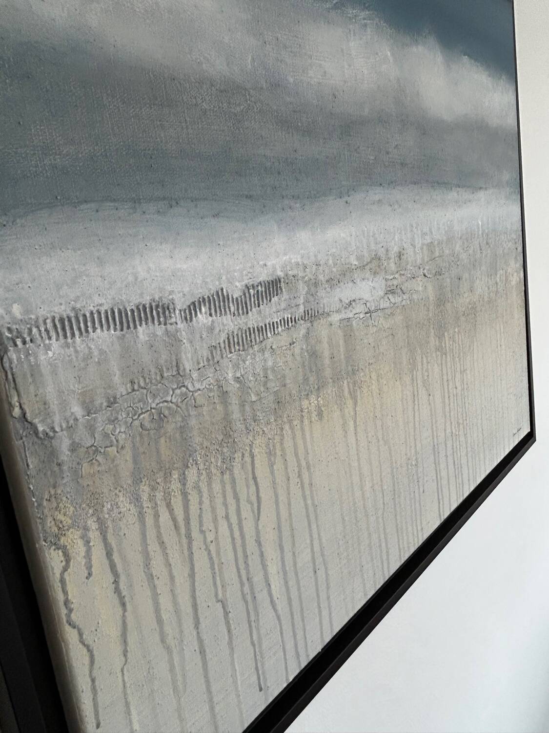 Toile contemporaine inspiration Bassin d’Arcachon
