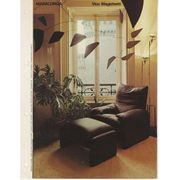 Maralunga armchair and ottoman set by Vico Magistretti for Cassina, 1970s.