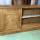 The 1940s oak corner Cabinet