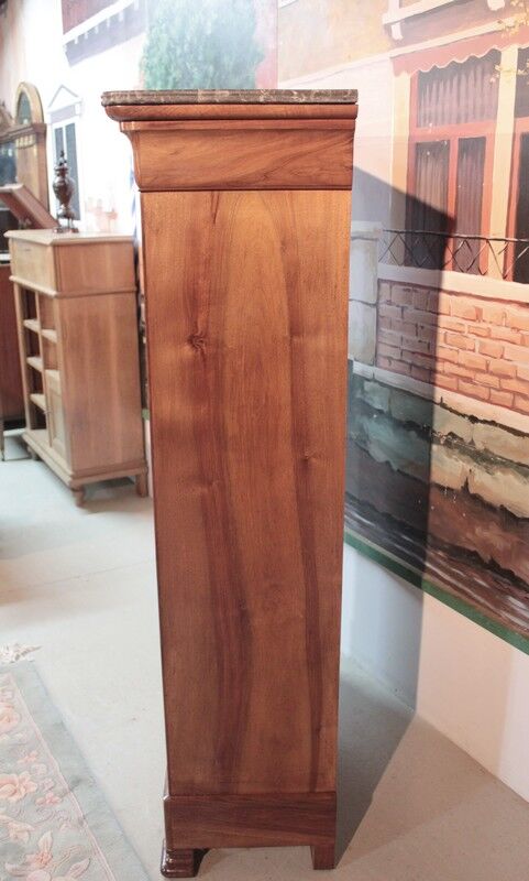 Secretary Louis Philippe in walnut, XIX