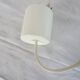 Suspension lampshade opaline blue edge