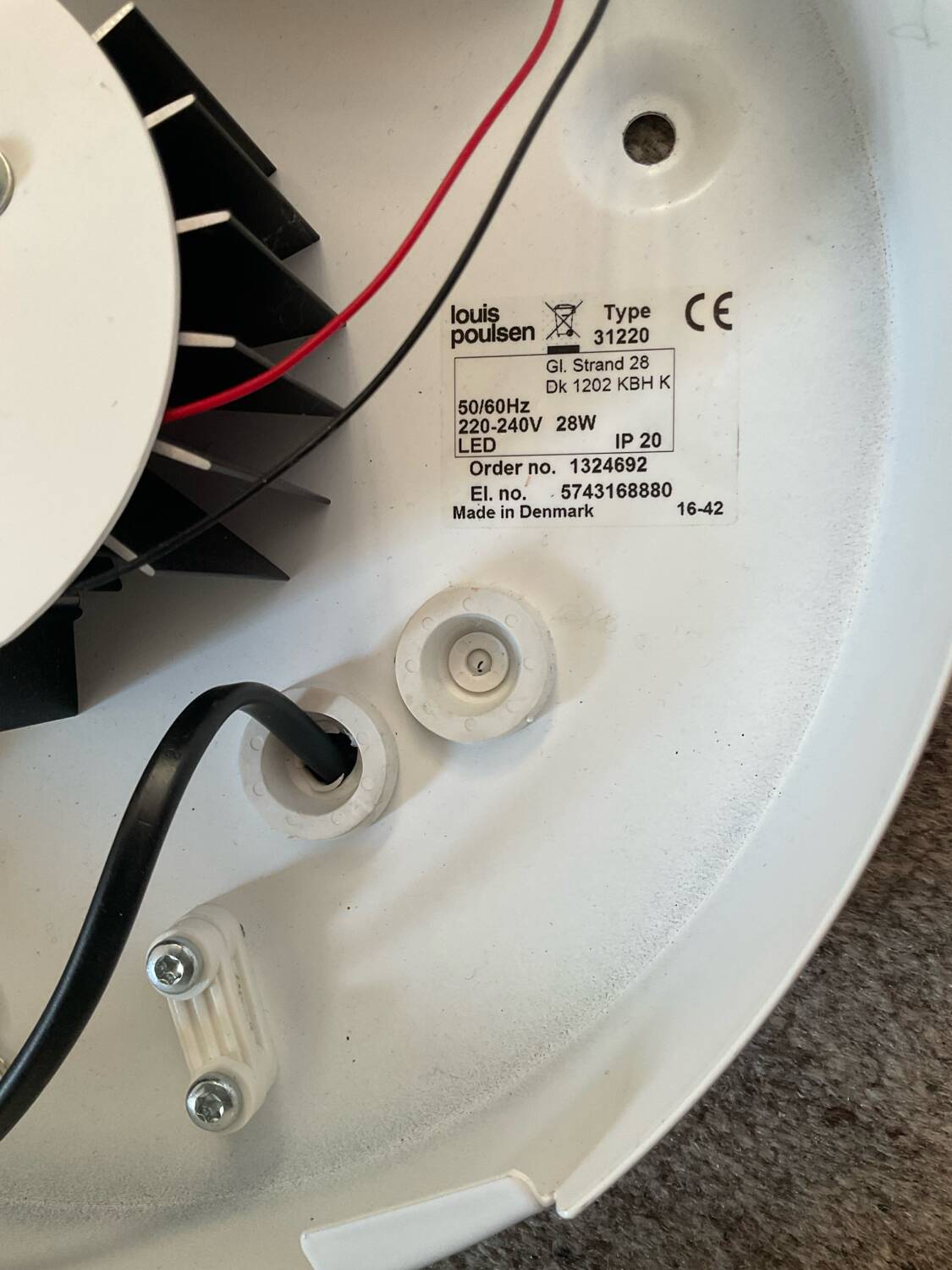 Plafonnier PH Louis Poulsen par Poul Henningsen