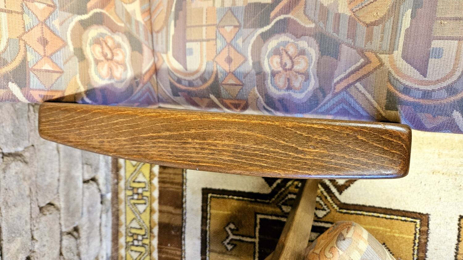 Pair of vintage Danish armchairs from the 1970s