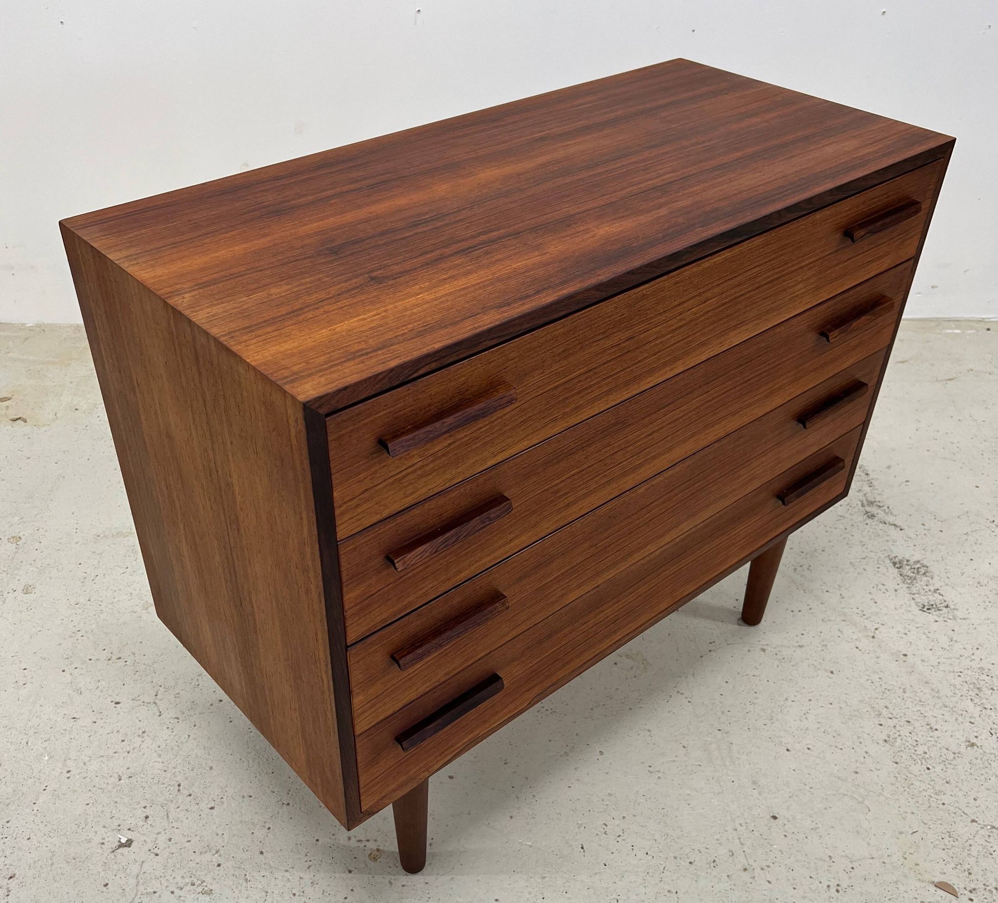 Rosewood Chest Of Drawers By Kai Kristiansen For Feldballes