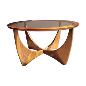 Astro round coffee table teak 1960