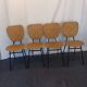 lot de chaises vintage 1950