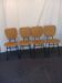 lot de chaises vintage 1950