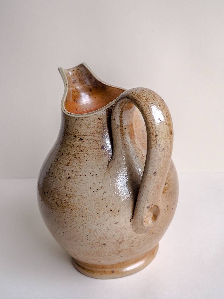 Handcrafted ceramic pitcher