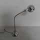 Vintage metal chrome desk lamp 1960's