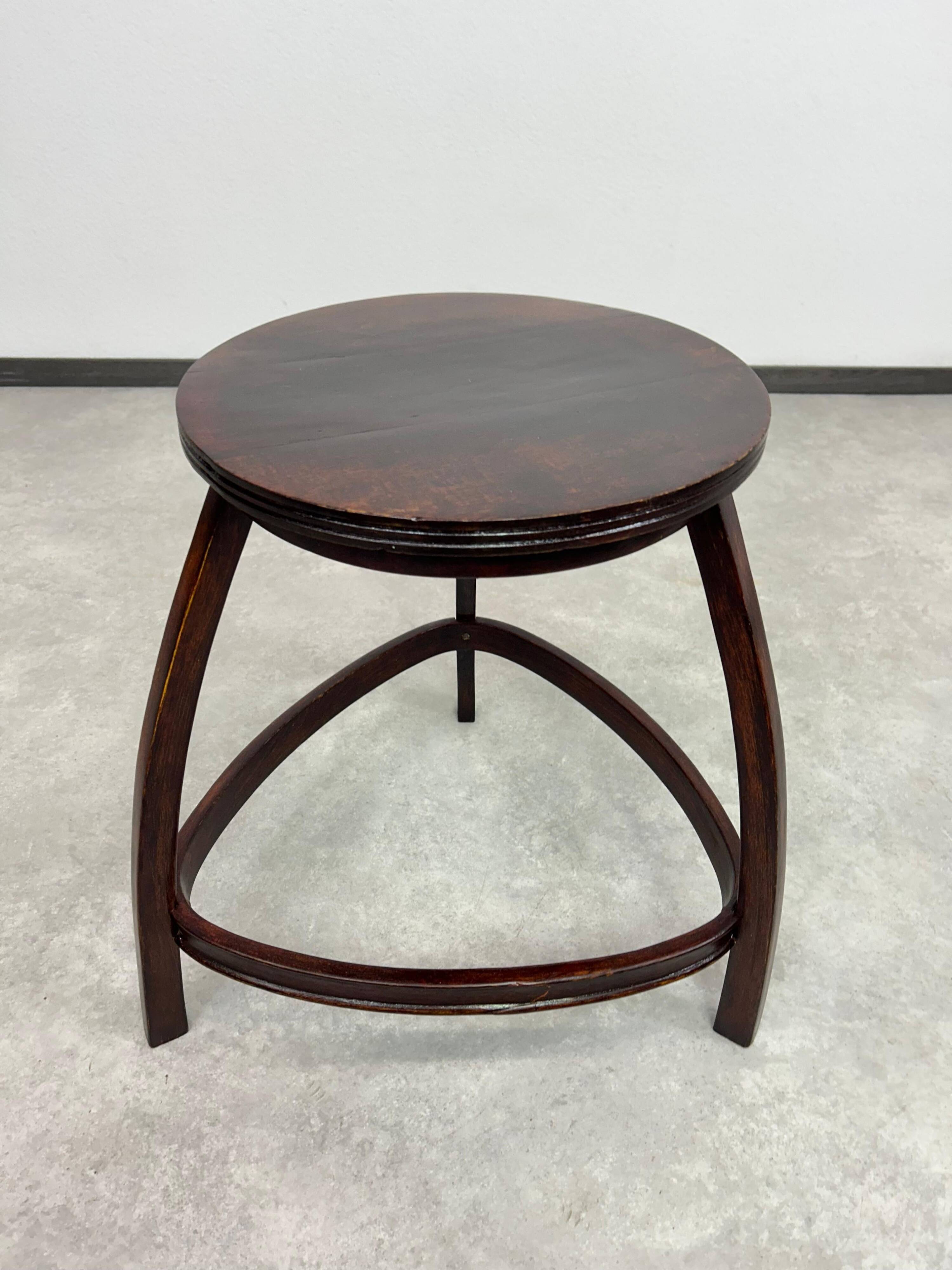 Secessionist Stool Thonet no.37 by Otto Wagner