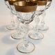 6 Moser Bohemian Crystal Liqueur Glasses