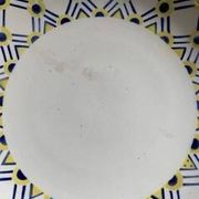 Lot de deux plats en terre de fer années 30