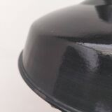 Enameled sheet metal pendant lights