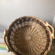 Corbeille en osier vintage