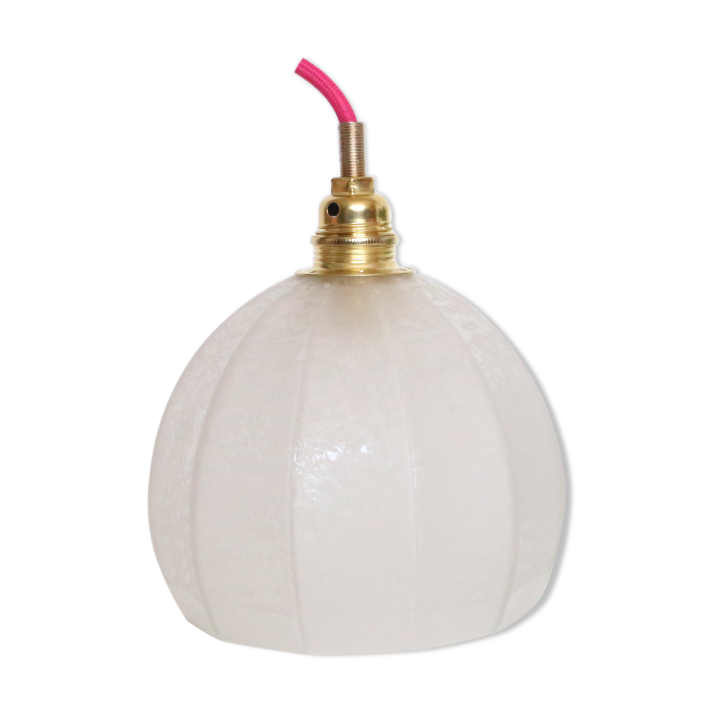 Glass hanging frosted effect, vintage