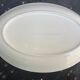 Serving dish in earthenware herbarium model, viola odorata mill of wolves orchies france vintage