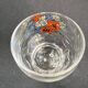 Enamelled glass service signed