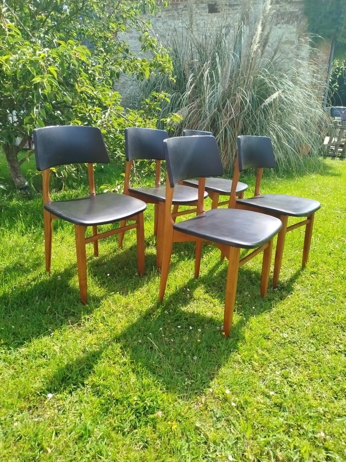 Lot de 5 chaises scandinaves