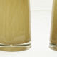 Pair of glass vases in the shape of shells