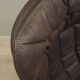 Leather swivel armchair, Danish design, 1960s, designer: H.W. Klein, manufacture: Bramin