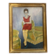 Petit tableau encadré de femme 1960’s