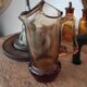 Amber glass carafe
