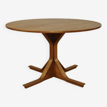 Round dining table "522" by Gianfranco Frattini for Bernini, Italy 1956
