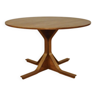 Table à manger ronde "522" de Gianfranco Frattini pour Bernini, Italie 1956