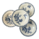 4 assiettes creuses Gien Chardons 260323