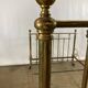 Vintage gold metal bed frame