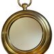 Large brass mirror in the style of Piero Fornasetti, 60 Italy.