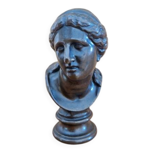 Sculpture en bronze - Buste de femme à l'antique - Réduction Collas — Beyit