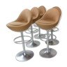 Set of 3 bar stools "Venus" by Börje Johansson for Johanson design Sweden,.