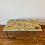 Table basse onyx & marbre