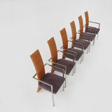 set of 6 chairs by Belgo Chrom