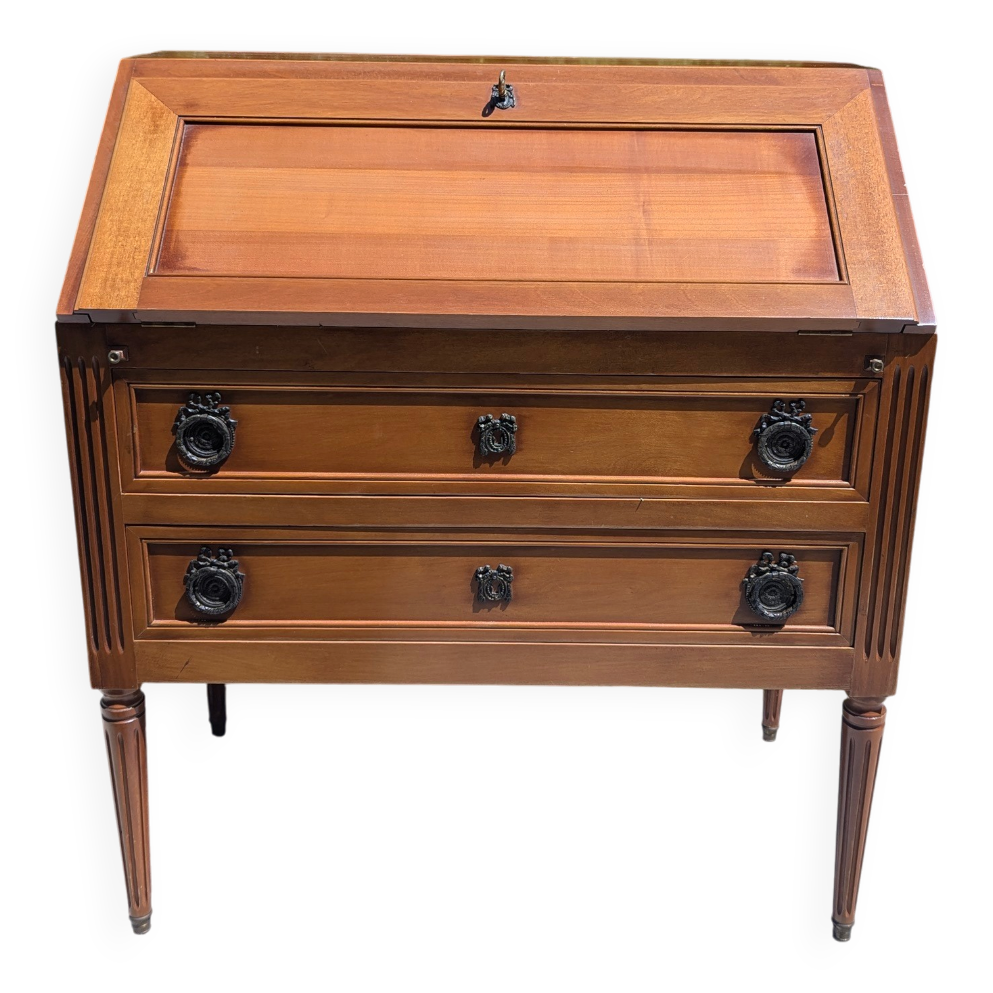 Slope secretary / Louis XVI style desk in wood – Very good condition