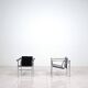 Fauteuil « lc1 » de charlotte perriand pour le corbusier, édités par cassina