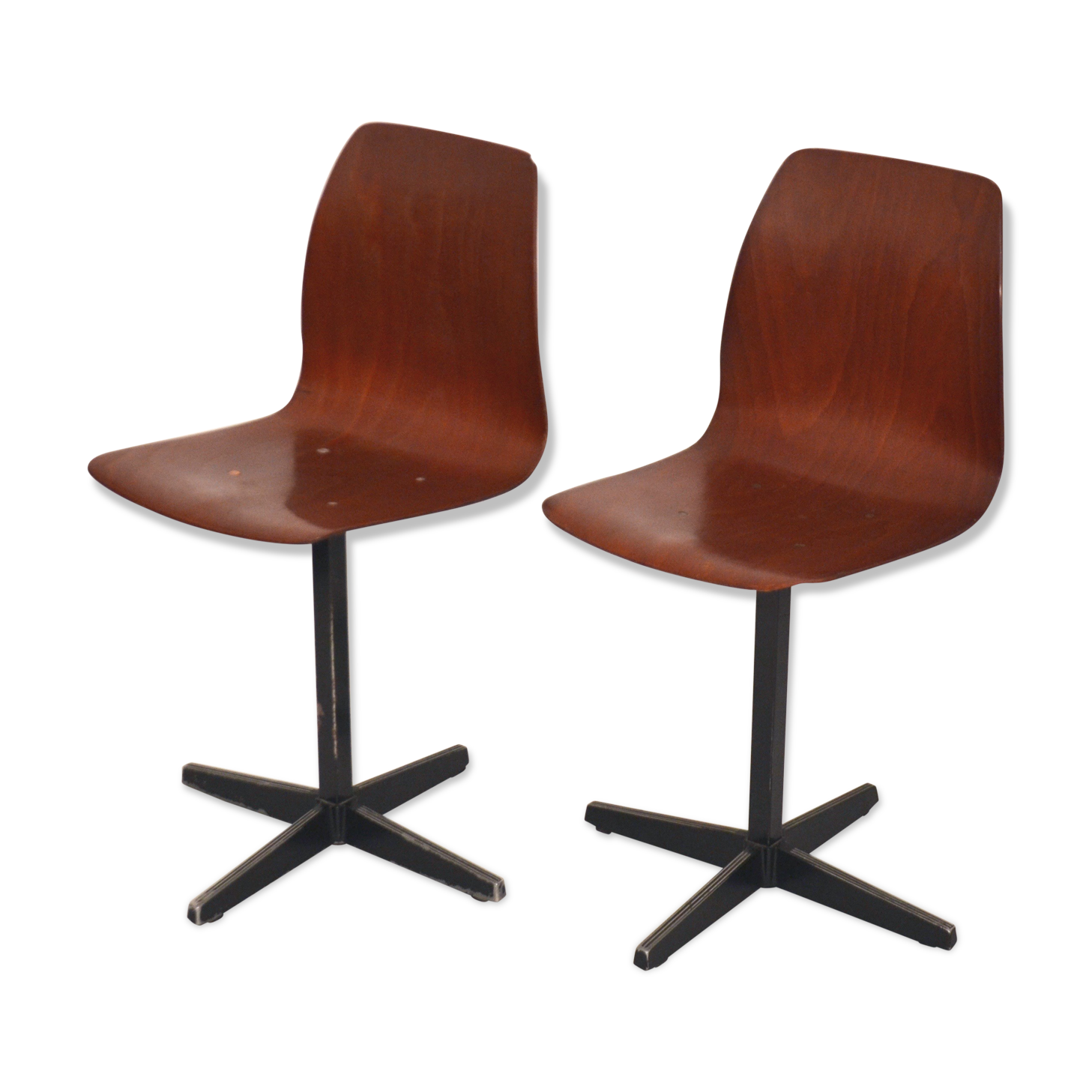 Pair of chairs Pagholz foot star